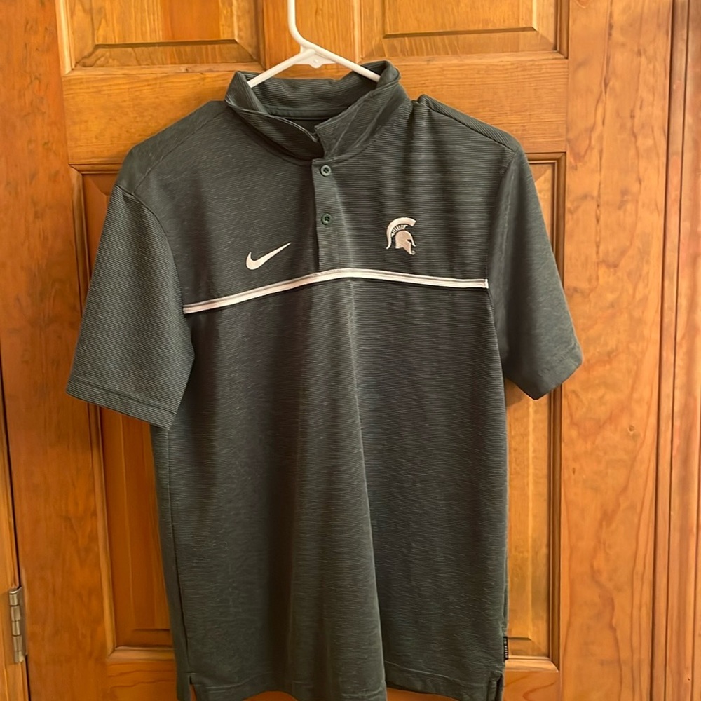 Michigan State Nike Polo - Team Issued - Medium